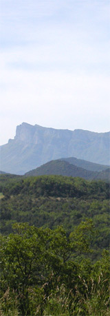 Paysage dans le Vercors